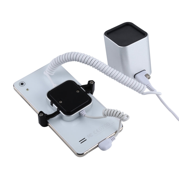 Aluminum Shell Square-column Anti-theft Alarm Stand Security System Burglar Alarm / Anti-theft Alarm Display Holder for Samsung / Huawei / Xiaomi / OPPO / vivo / LG with Micro-USB Port, Square-column Micro-USB Aluminum Shell Square-column Anti-theft Alarm Stand Security System Burglar Alarm / Anti-theft Alarm Display Holder for Samsung / Huawei / Xiaomi / OPPO / vivo / LG with Micro-USB Port, Square-column Micro-USB